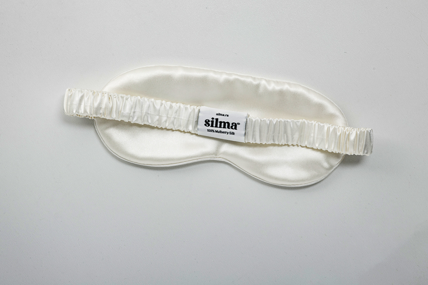 Ivory Elegance sleep mask