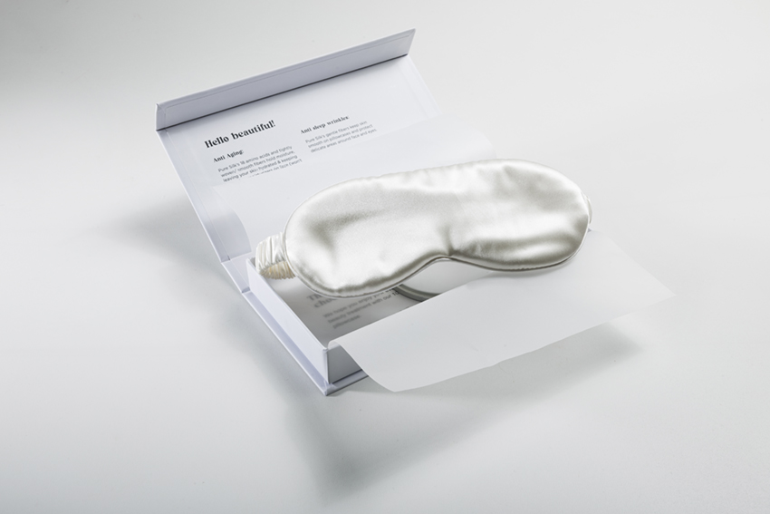 Ivory Elegance sleep mask